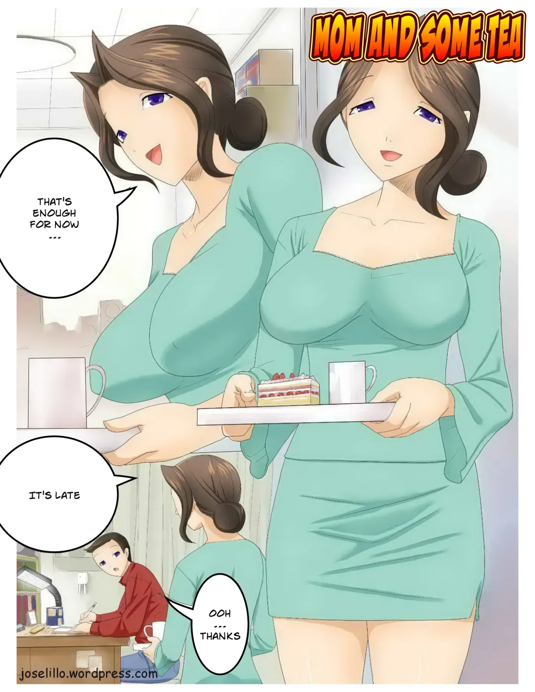 Kaa-san to Tea-time | Mom and some Tea Fhentai - Page 1