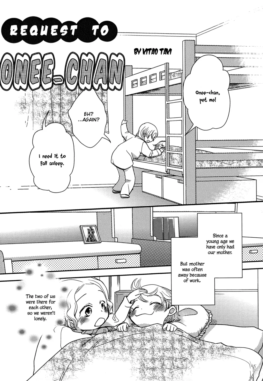 [Kitao Taki] Onee-chan ni Onegai | Request to Onee-chan Fhentai - Page 1