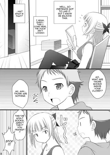 [Kittsu] Kichiku na Ao Kimi to Fleur-tan no Oshiri Fhentai - Page 7
