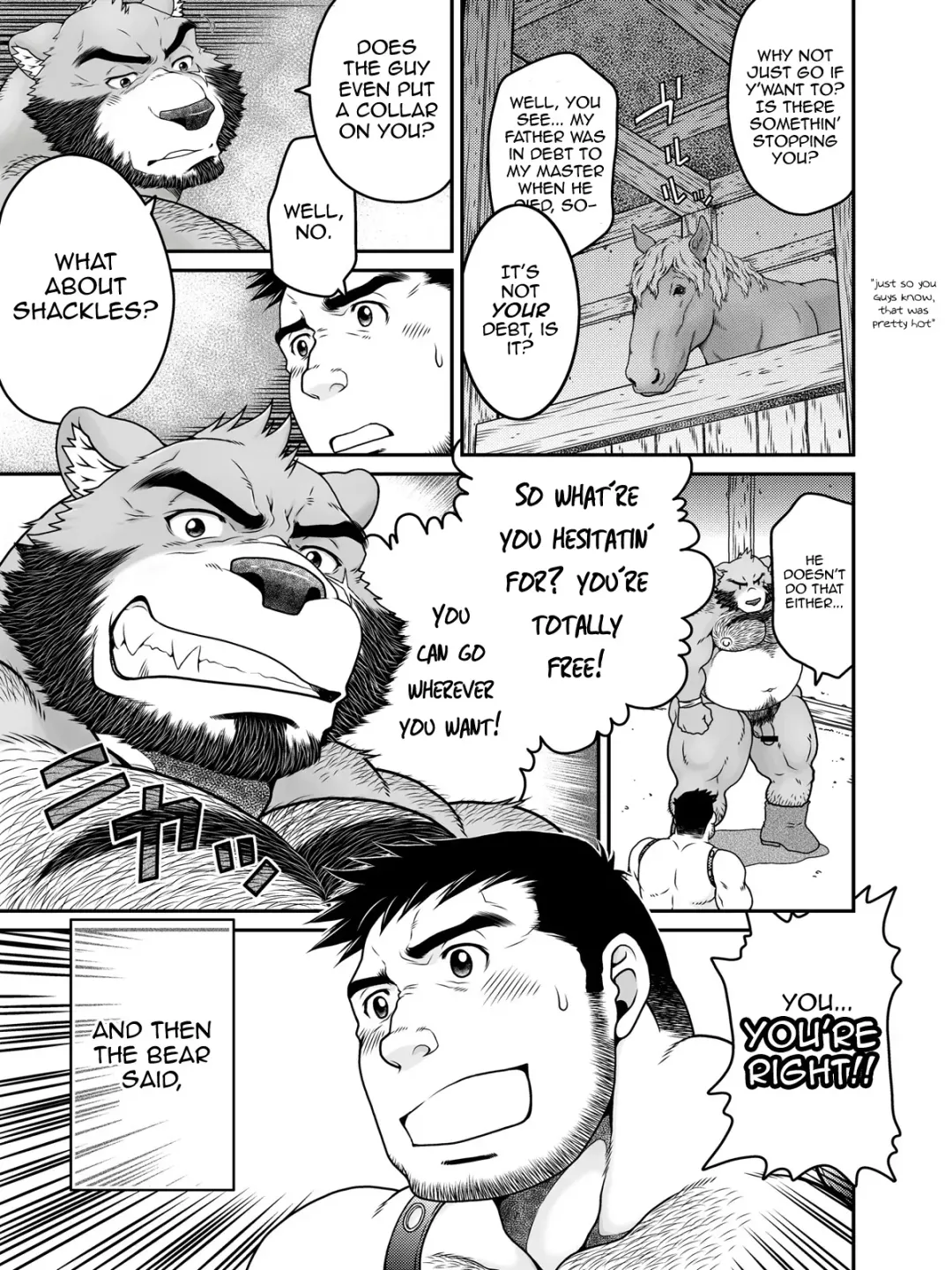 [Takaku Nozomu] Mori no Kuma-san | The Bear In The Forest Fhentai - Page 32