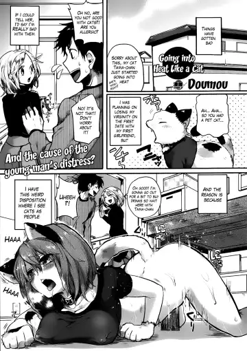 Read [Doumou] Nyanko na Hatsujouki | Going Into Heat Like a Cat - Fhentai