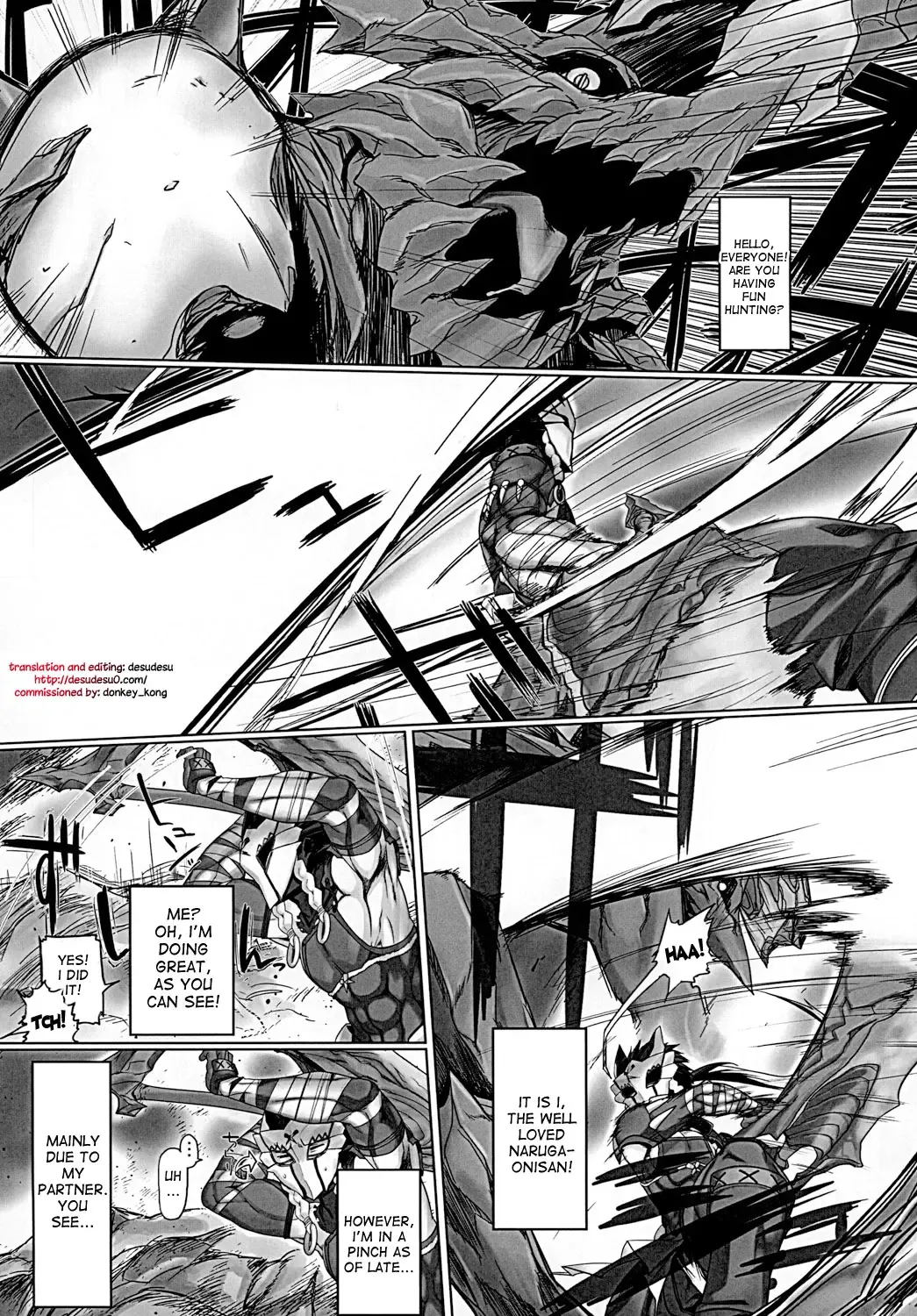 [Tabigarasu] Monhan 3G Hon HD-ban Fhentai - Page 4