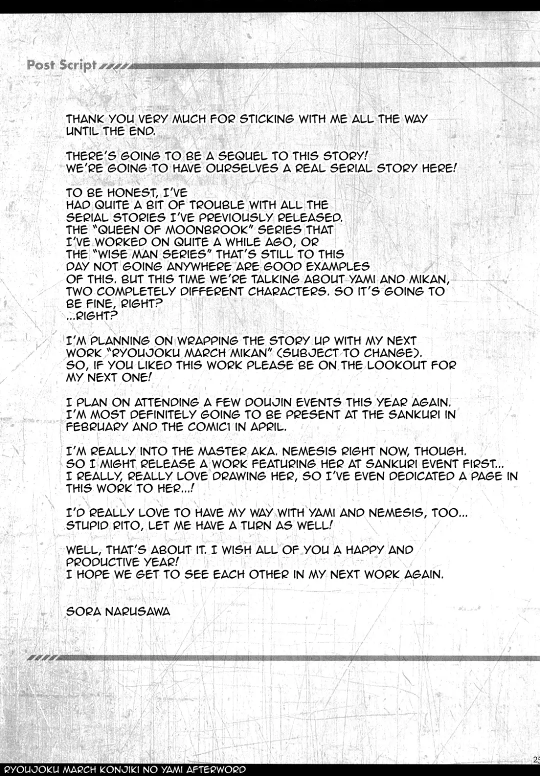 [Narusawa Sora] Ryoujoku March Konjiki no Yami Fhentai - Page 24