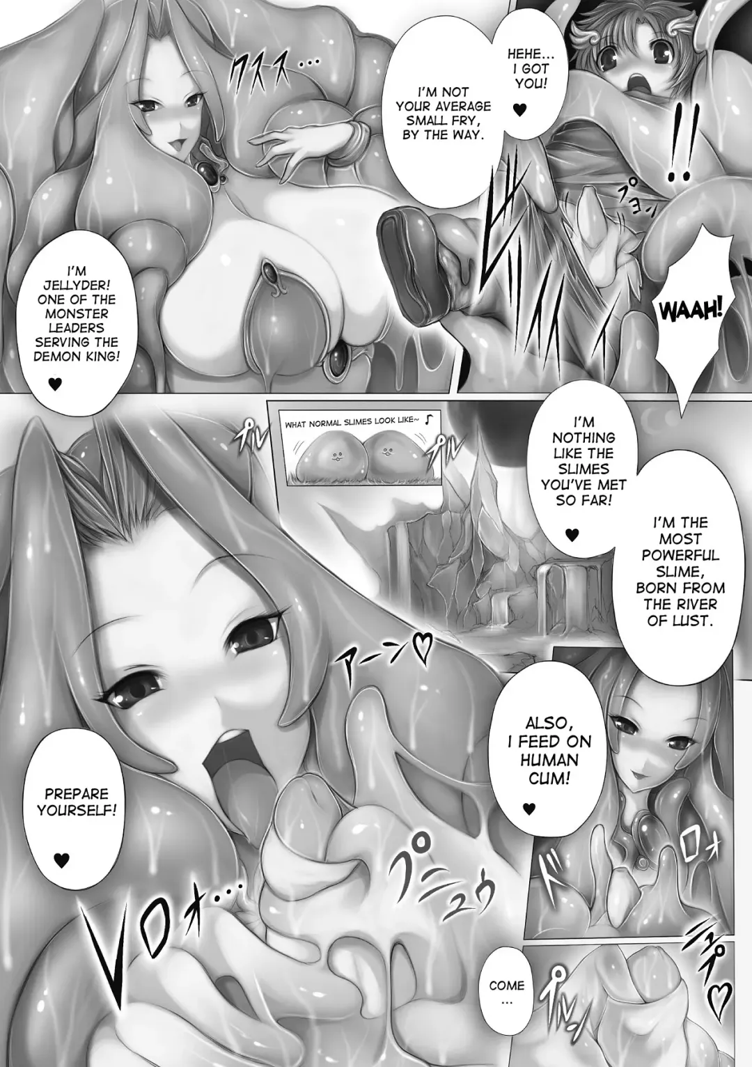 [Tsukasawa] Oneshota  ♡ Slime Yuushoku | One-shota Slime Dinner Fhentai - Page 3