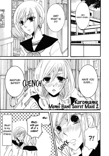 Read [Kuromame] Memo Hani! Secret Maid 2 - Fhentai
