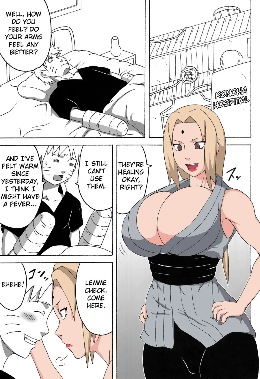 [Naruhodo] Konoha no Sei Shorigakari | Konoha's Sexual Healing Ward (Naruto) [English] (corlored only girls) -in progress..... Fhentai - Page 2