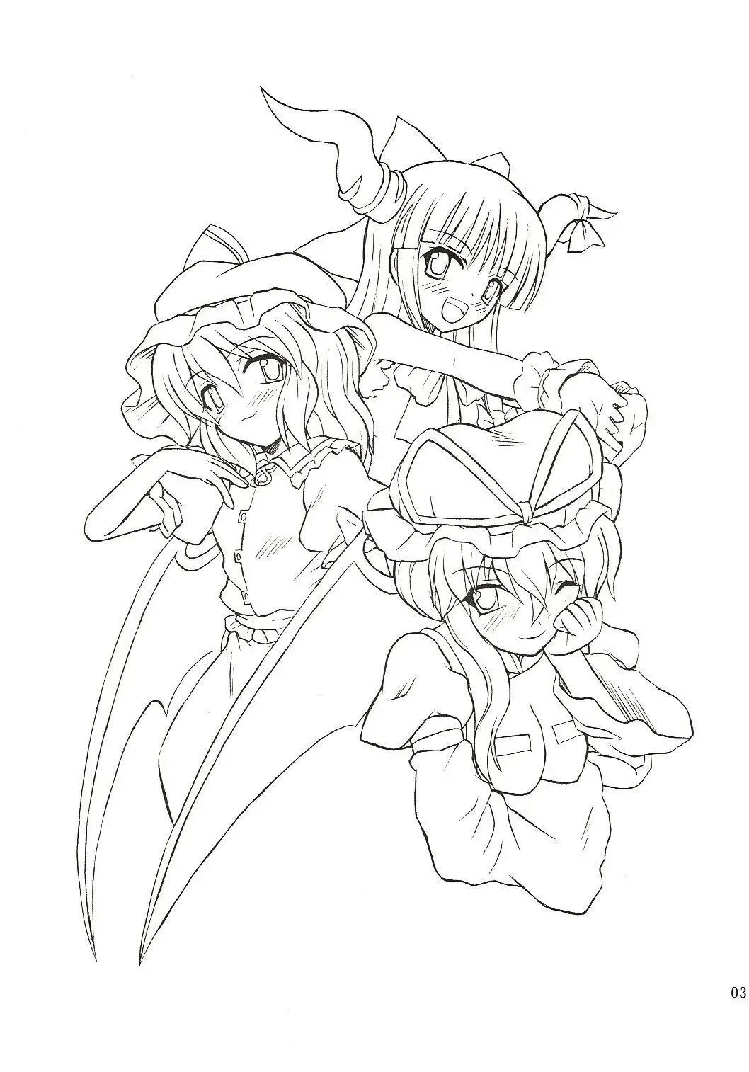 [Takaku Toshihiko] Touhou Youjo Ranbu 4 Fhentai - Page 2