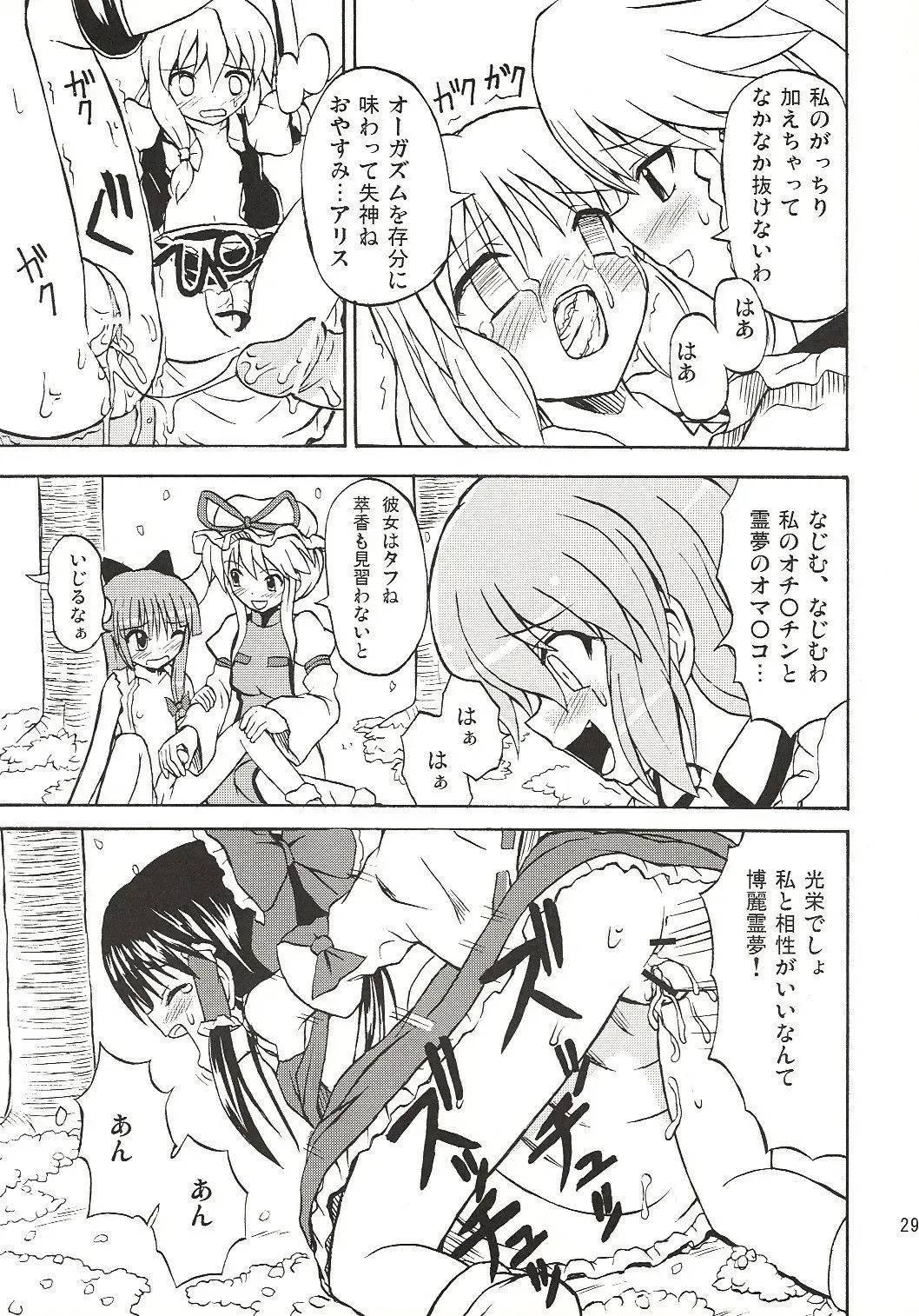 [Takaku Toshihiko] Touhou Youjo Ranbu 4 Fhentai - Page 28