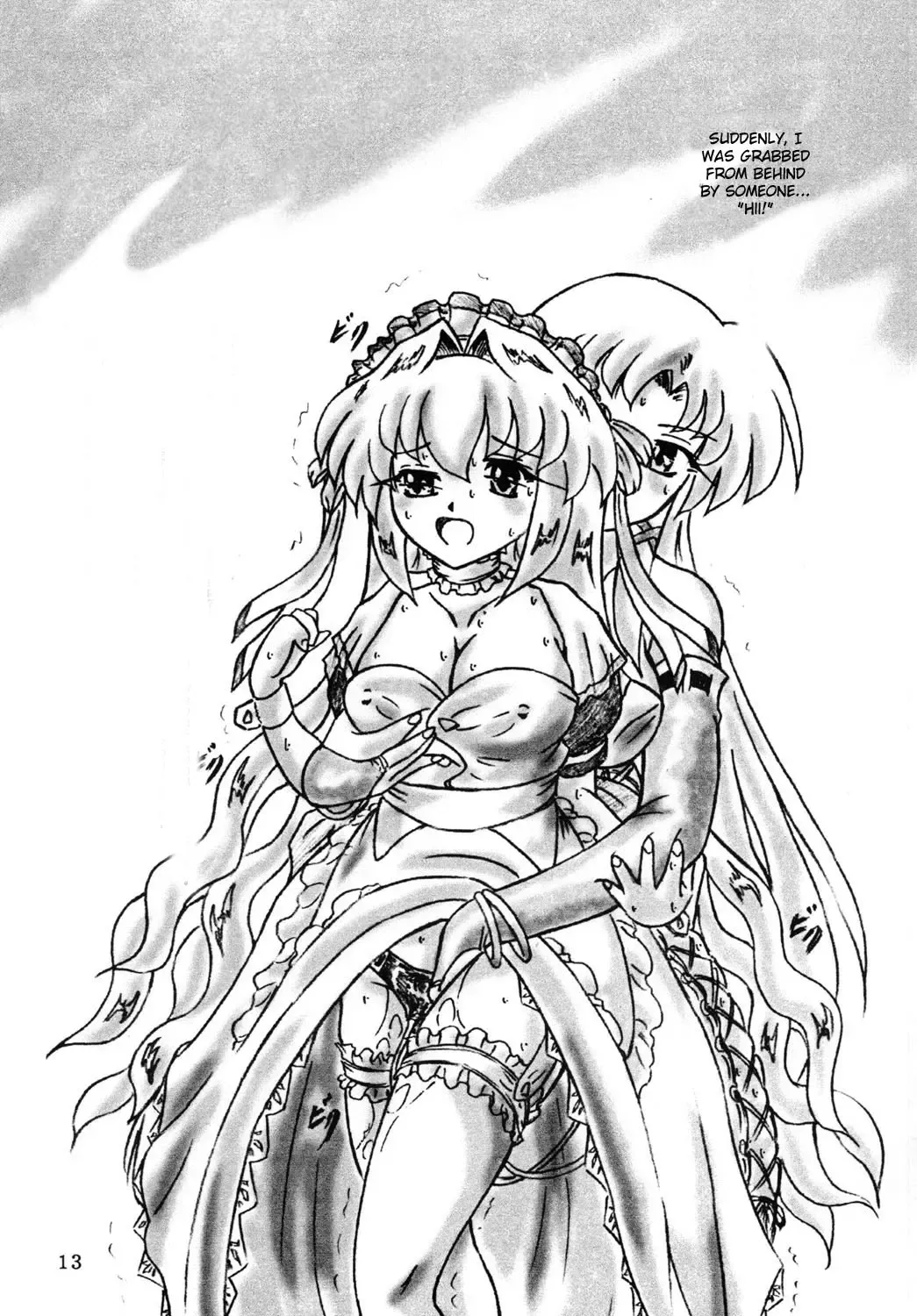 [Sumomo Ex] Maid no Arbeit wo Shitara Taihen na Koto Ni Natta Ken Fhentai - Page 12