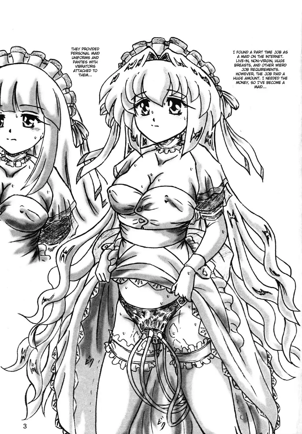 [Sumomo Ex] Maid no Arbeit wo Shitara Taihen na Koto Ni Natta Ken Fhentai - Page 2