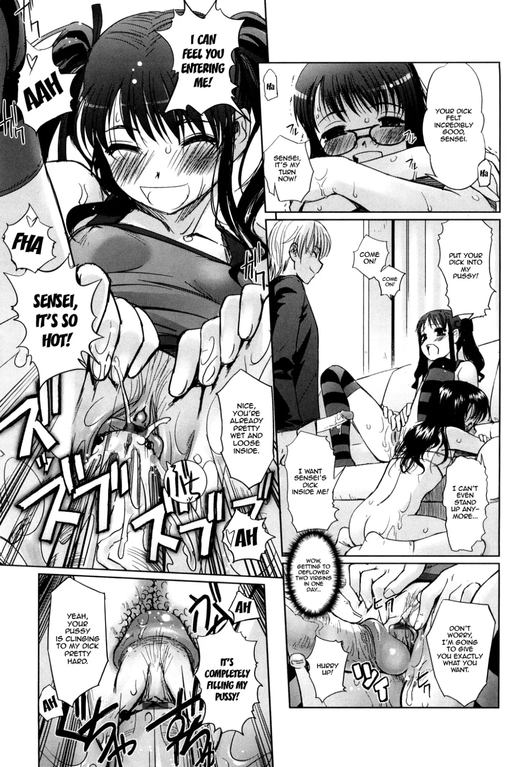 [Sasayuki] Futago ya Futago no Soujuusou Tsuitsui extended | A Double Instrumental Ensemble of Twins Fhentai - Page 42