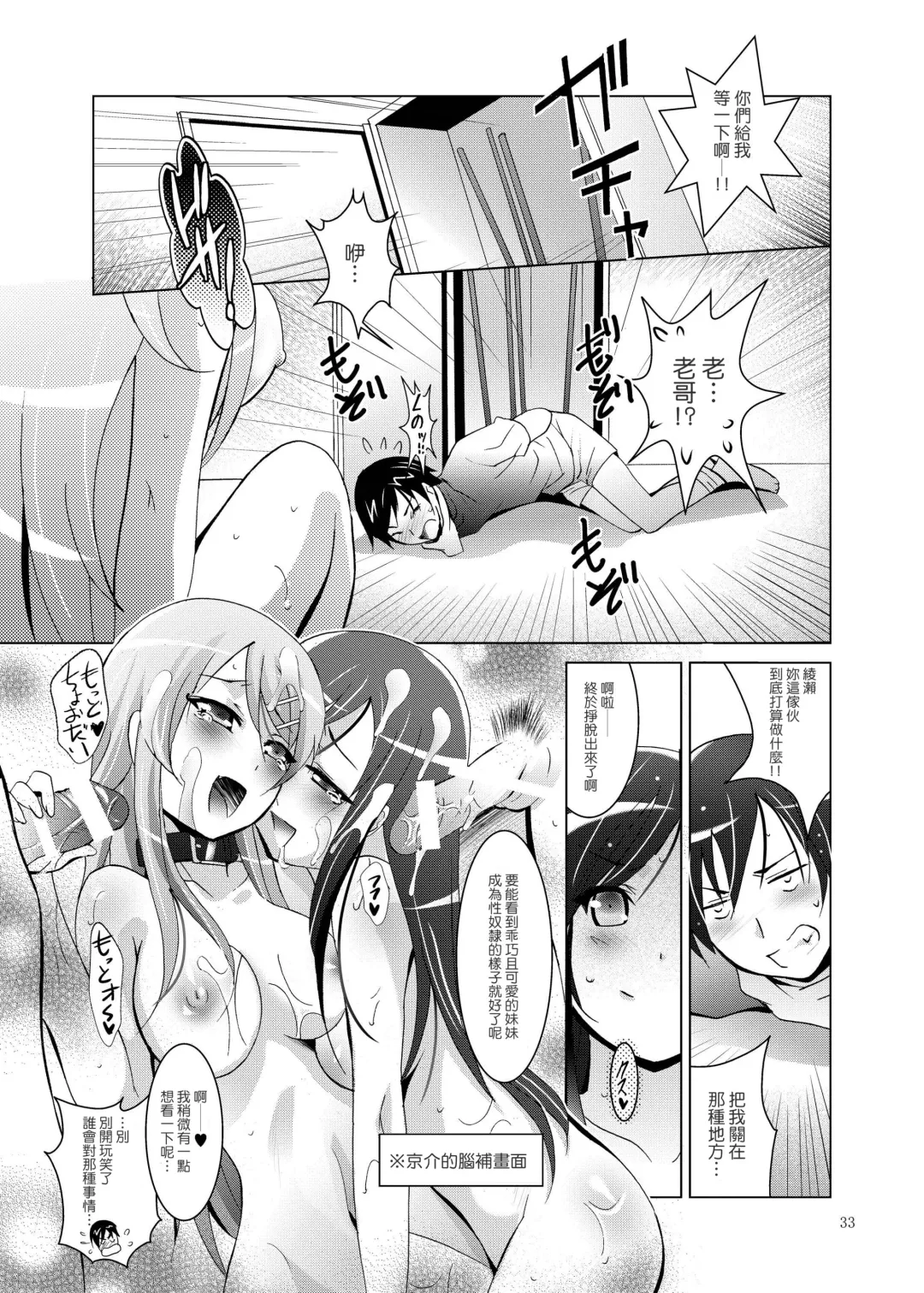 [Arino Hiroshi] MOUSOU THEATER 30 (Ore no Imouto ga Konna ni Kawaii Wake ga Nai) [Chinese] 【Dola漢化】 Fhentai - Page 33