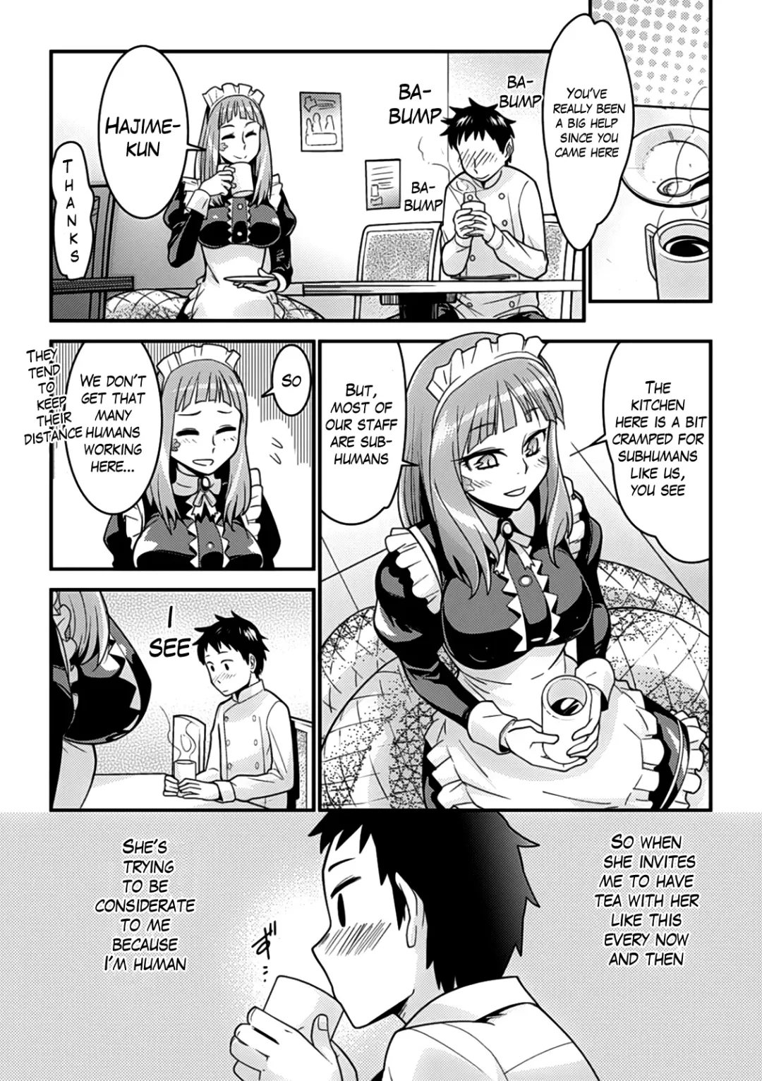 [Kuroshiki] Mon Cafe yori Ai o Komete | With Love, the Monster Cafe Fhentai - Page 4
