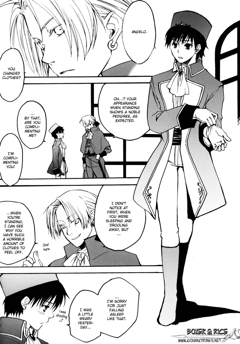 [Chizuwa - Karin] Ryoushu Kukule to Eight Ouji | Lord Angelo and Prince Hero Fhentai - Page 37