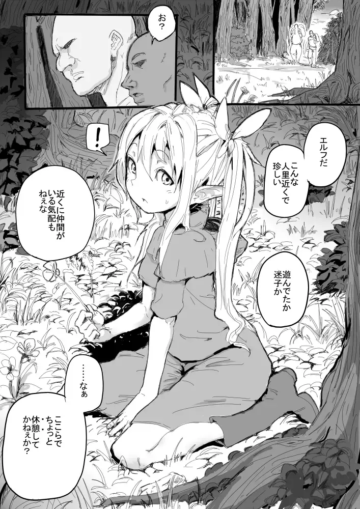 [Danrenji] Elf no Youjo ga Itanode Mechakucha Yatta Hanashi Fhentai - Page 1