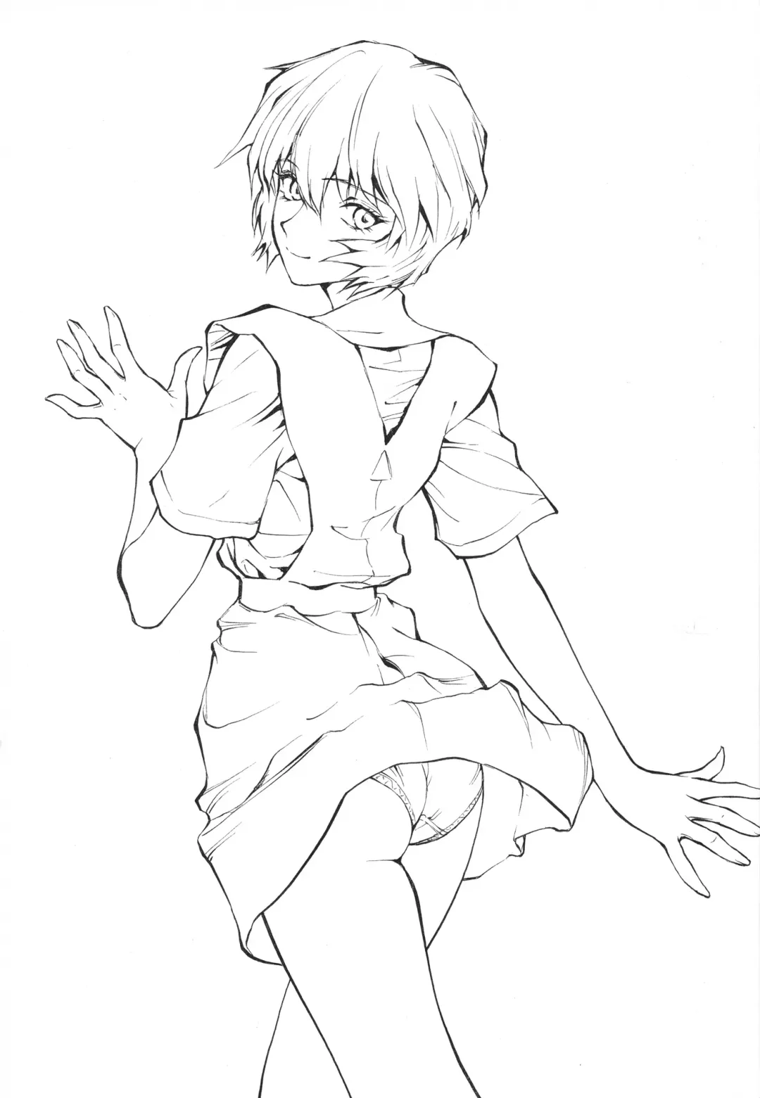 [Shiosaba] Naisho no Ayanami Fhentai - Page 2