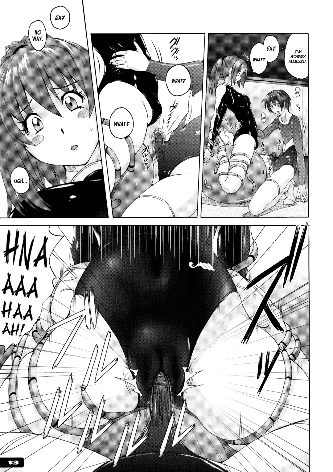 [Murasaki Nyaa] Pitapita Leotard - for  Gymnastics Leotard fetist & M-boy freaks Fhentai - Page 12