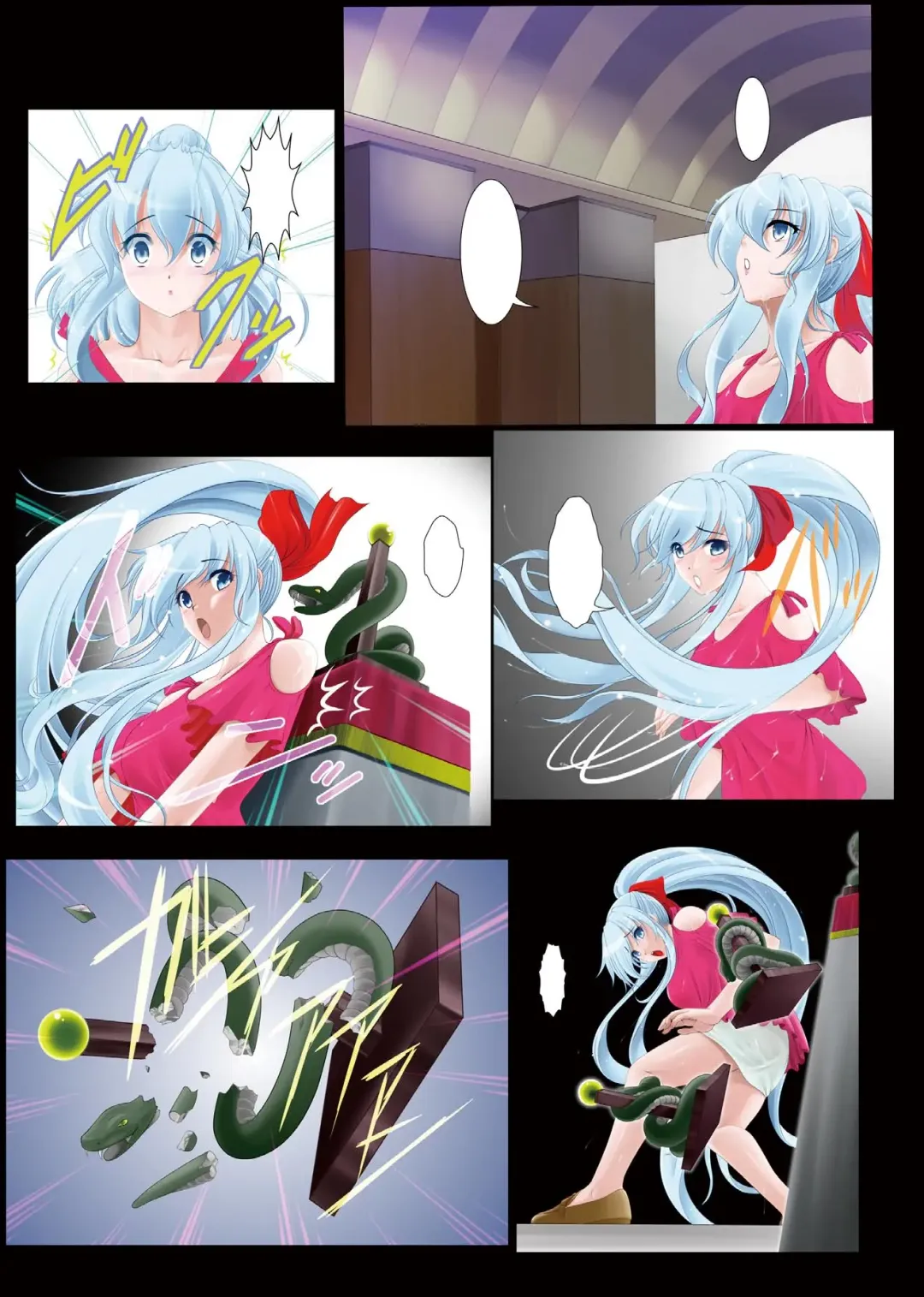 Gatchiri Kairaku Land Vol.2 ~Chijoku-hen~ Joshikousei ga, Mahou Shoujo ga, Otoko no Ko ga Okasareru!!! Fhentai - Page 112