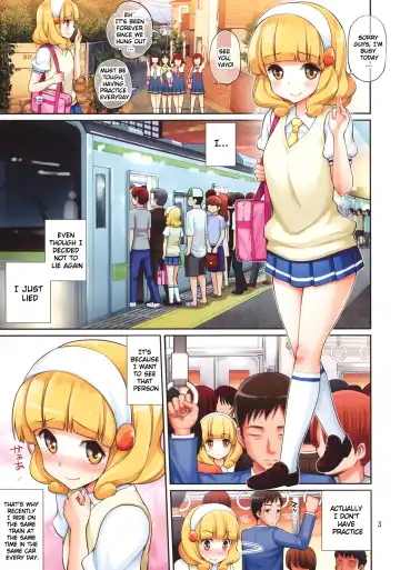 [Yahiro Pochi] Yayoi-chan no Densha de Lovematio | Yayoi-chan's Lovematio on a Train Fhentai - Page 2