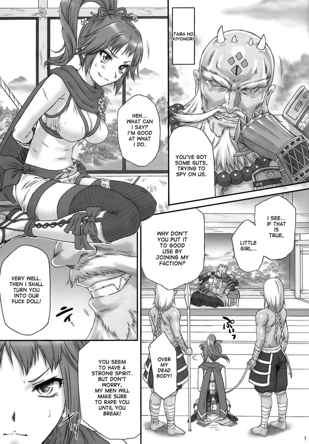 [Momoya Show-neko] Kunoichi Muzan | Pitiful Kunoichi Fhentai - Page 6