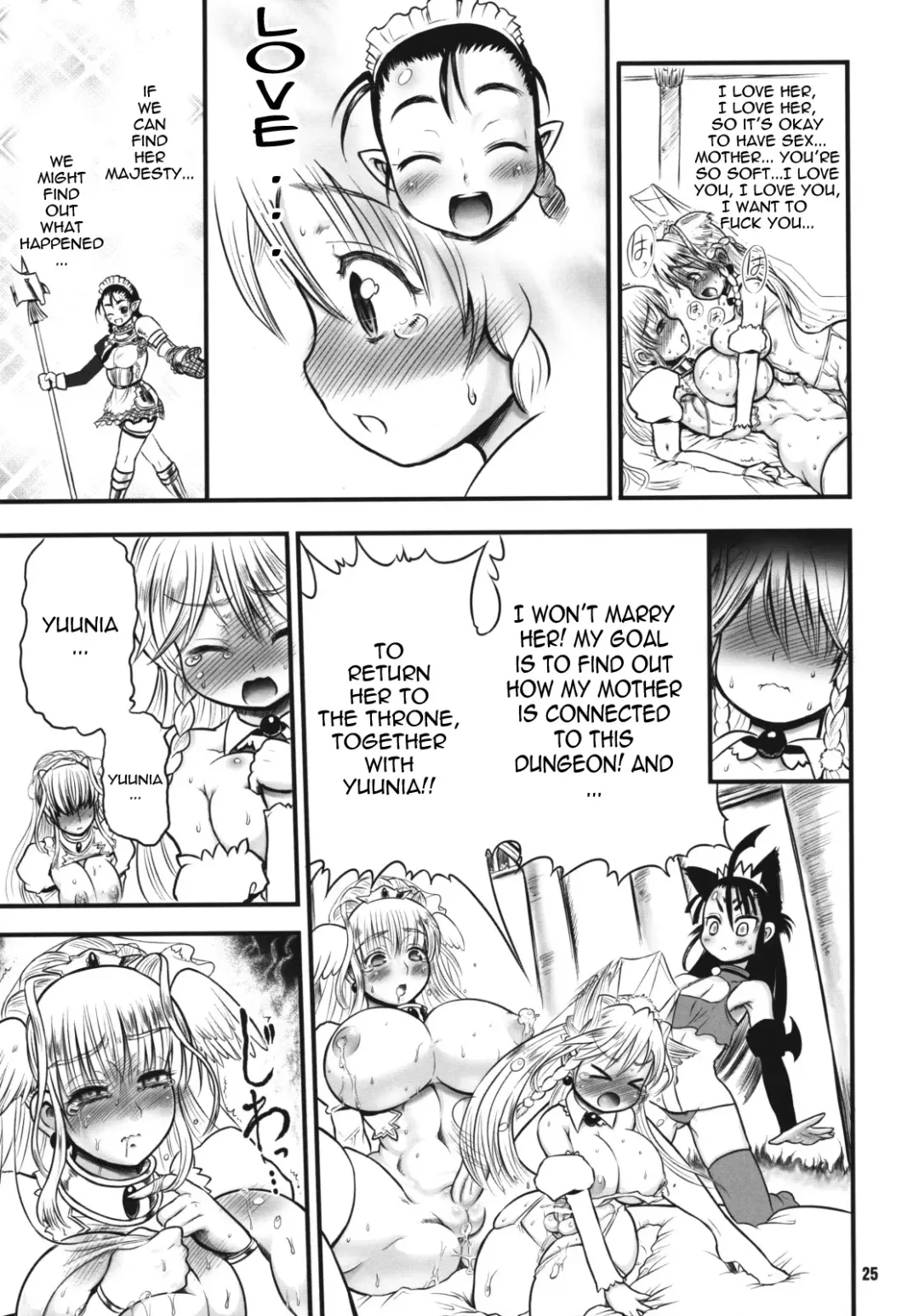 [Rebis] TGWOA 24 - Futari no Meikyuu Oujo IV - Boshi Kekkonshiki no Chikai | Twin Dungeon Princesses 4 - Mother and Daughter Wedding Vows Fhentai - Page 28