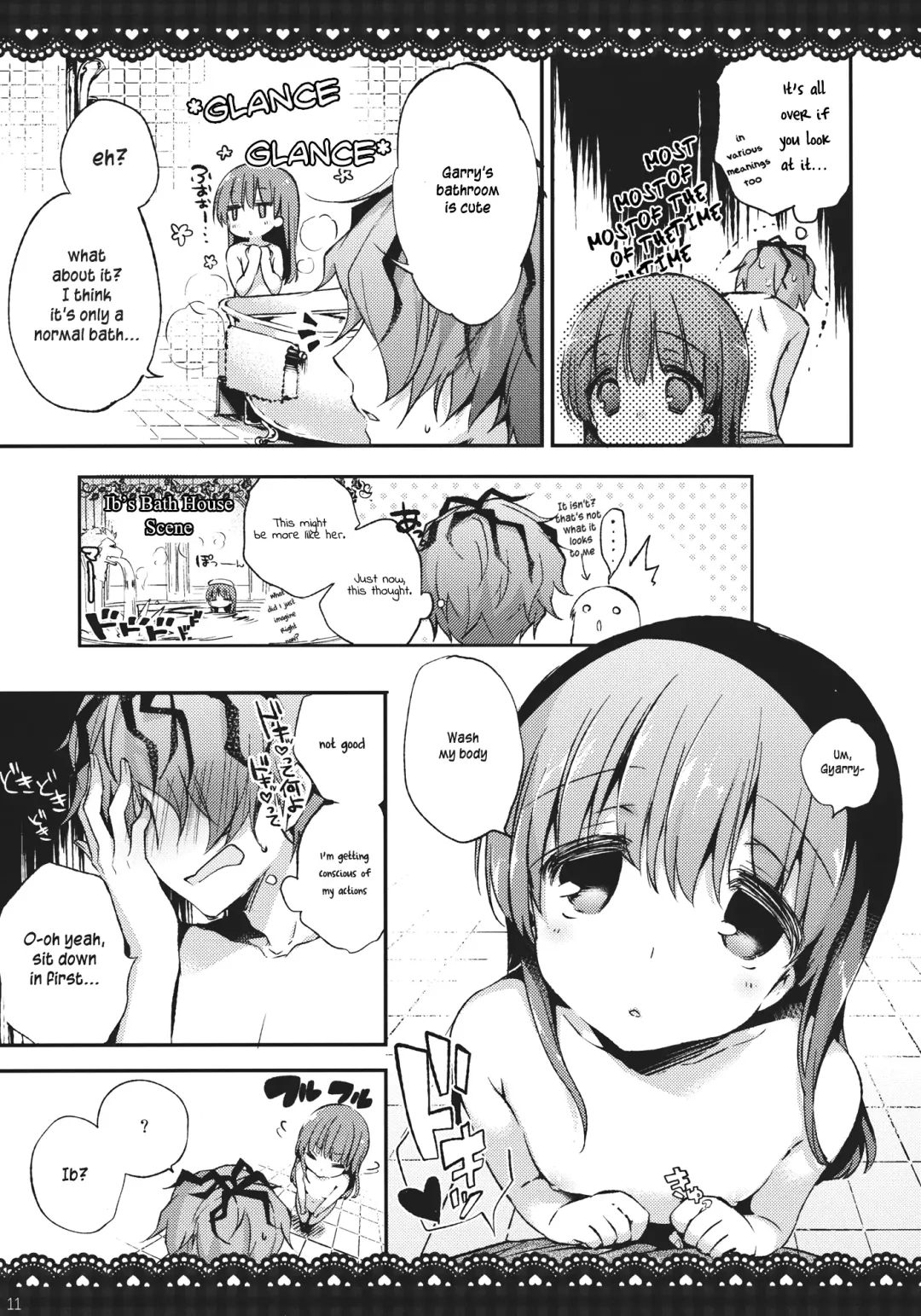 [Booch] Ib to Garry o Issho ni Ofuro ni Ireru to Dou Naru no? | What happens when you're in a bath together, Garry and Ib? Fhentai - Page 10