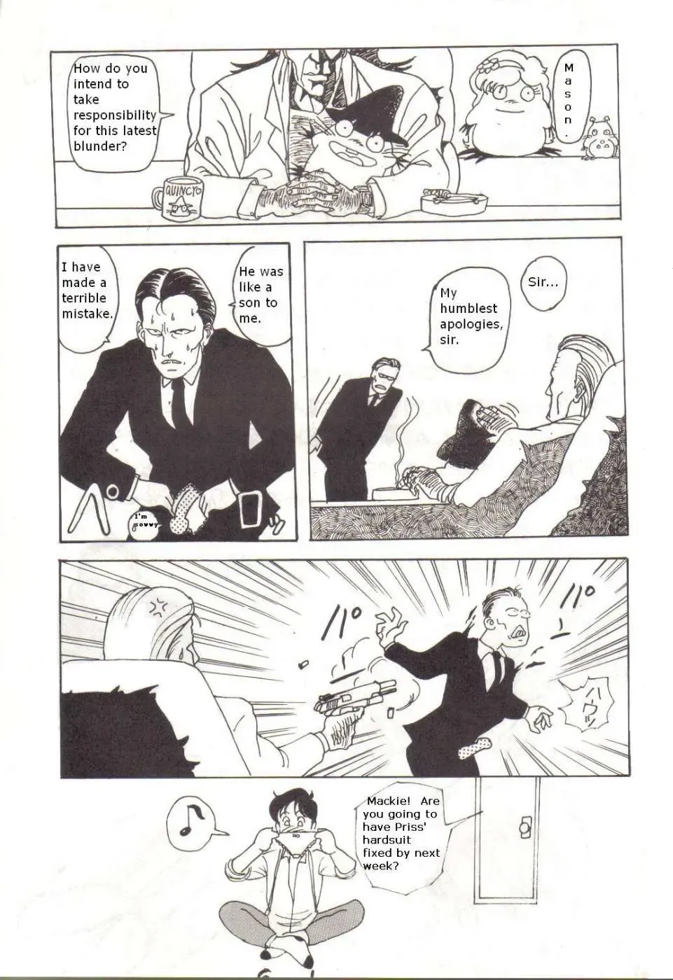 [Kiyoteru Rutsuaya - Taroo Uhyohyo] Bubblegum Crisis - Battle Lanjary Fhentai - Page 34