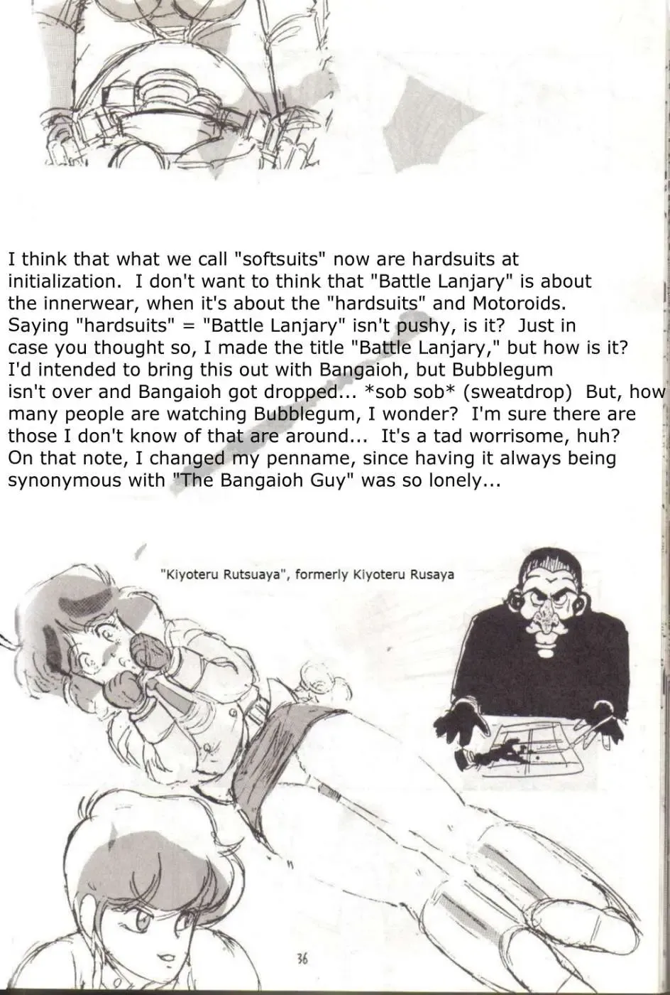 [Kiyoteru Rutsuaya - Taroo Uhyohyo] Bubblegum Crisis - Battle Lanjary Fhentai - Page 35