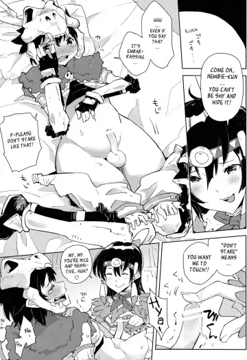 [Seihoukei] Senpai to Boku no, Hajimete! Mon-Hun Onee-shota | Senpai and My First! Monster Hunting Onee-shota Fhentai - Page 10