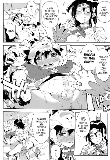 [Seihoukei] Senpai to Boku no, Hajimete! Mon-Hun Onee-shota | Senpai and My First! Monster Hunting Onee-shota Fhentai - Page 15