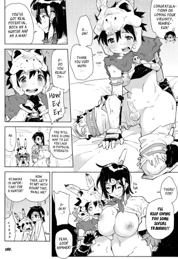 [Seihoukei] Senpai to Boku no, Hajimete! Mon-Hun Onee-shota | Senpai and My First! Monster Hunting Onee-shota Fhentai - Page 23