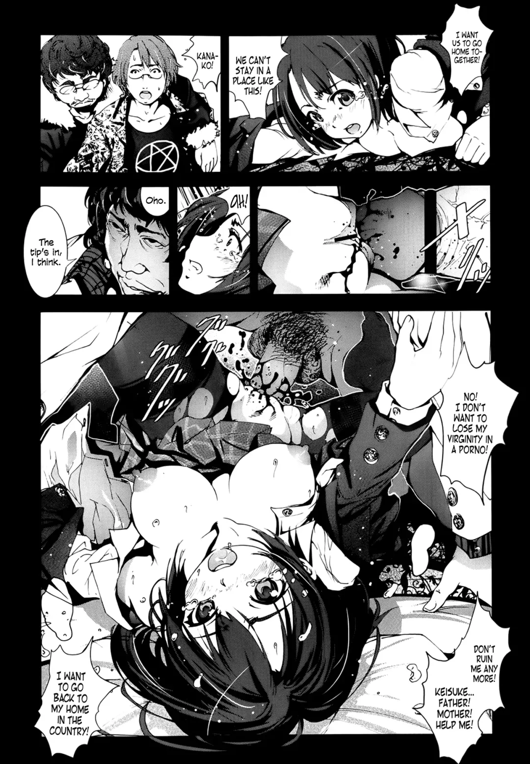 [Mokusei Zaijuu] Zetsubou no Inaka Shojo ~Joukyou Hen~ | A Virgin's Netorare Rape and Despair... ~To Tokyo Edition~ Fhentai - Page 11