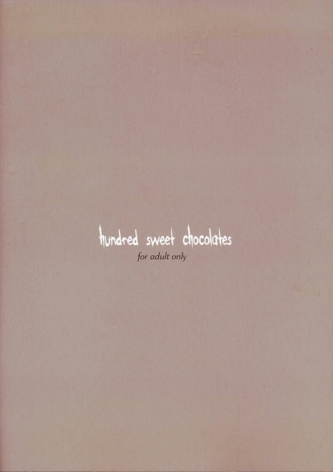 [Tatami] hundred sweet chocolates Fhentai - Page 10