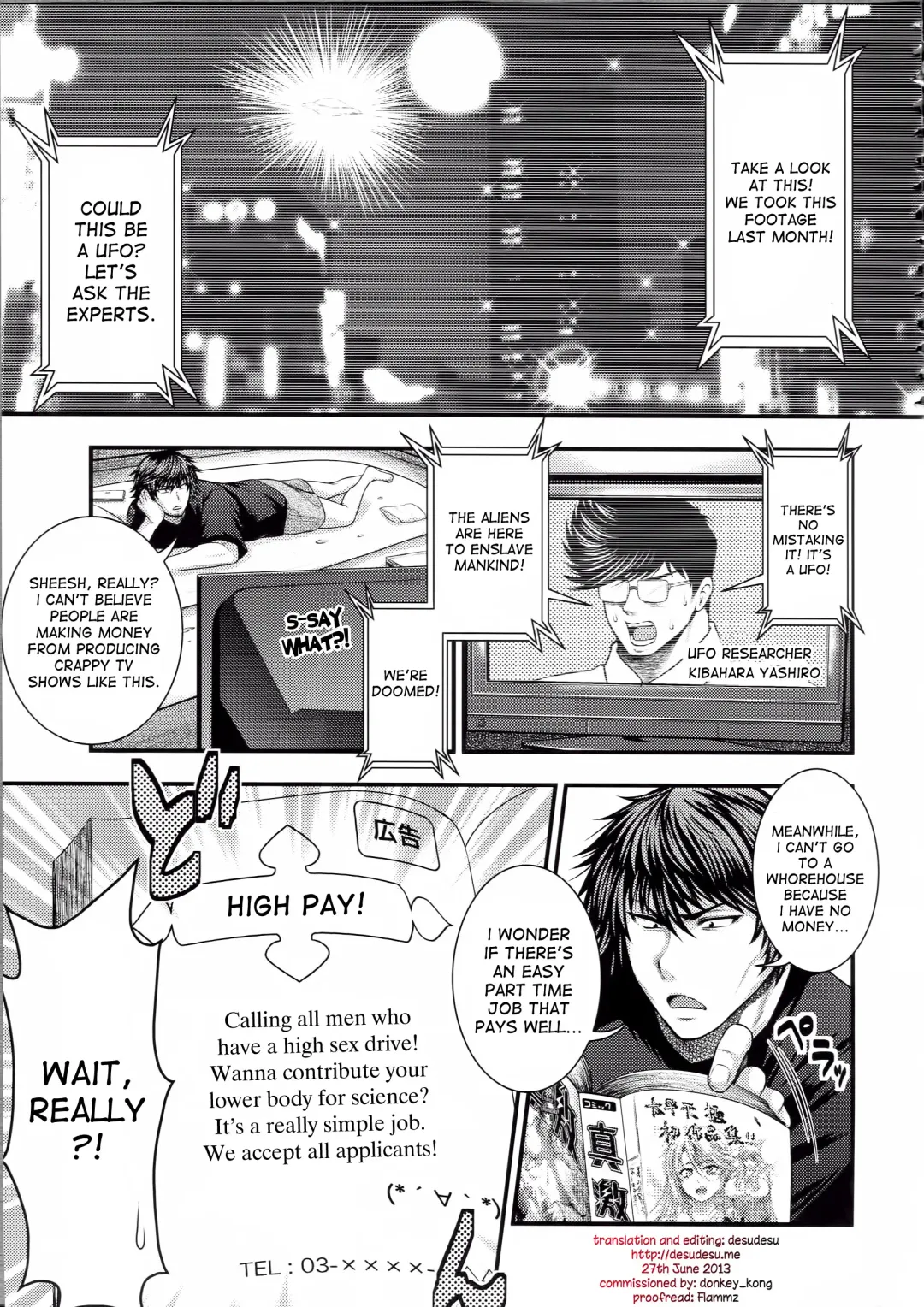 [Taihei Tengoku] Yuusei yori no Oppai X | The Tits From Planet X Fhentai - Page 1