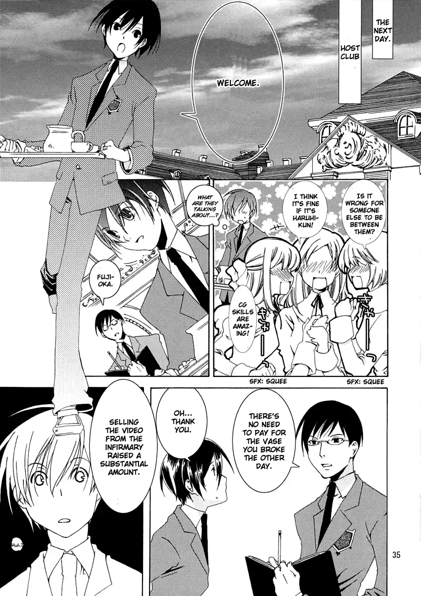 [Kamimiya Kozue] Host-bu no Ohime-sama wa Warui Mahou Tsukai ni Damasareru | The Host Club Princess is Tricked by an Evil Sorcerer. Fhentai - Page 34