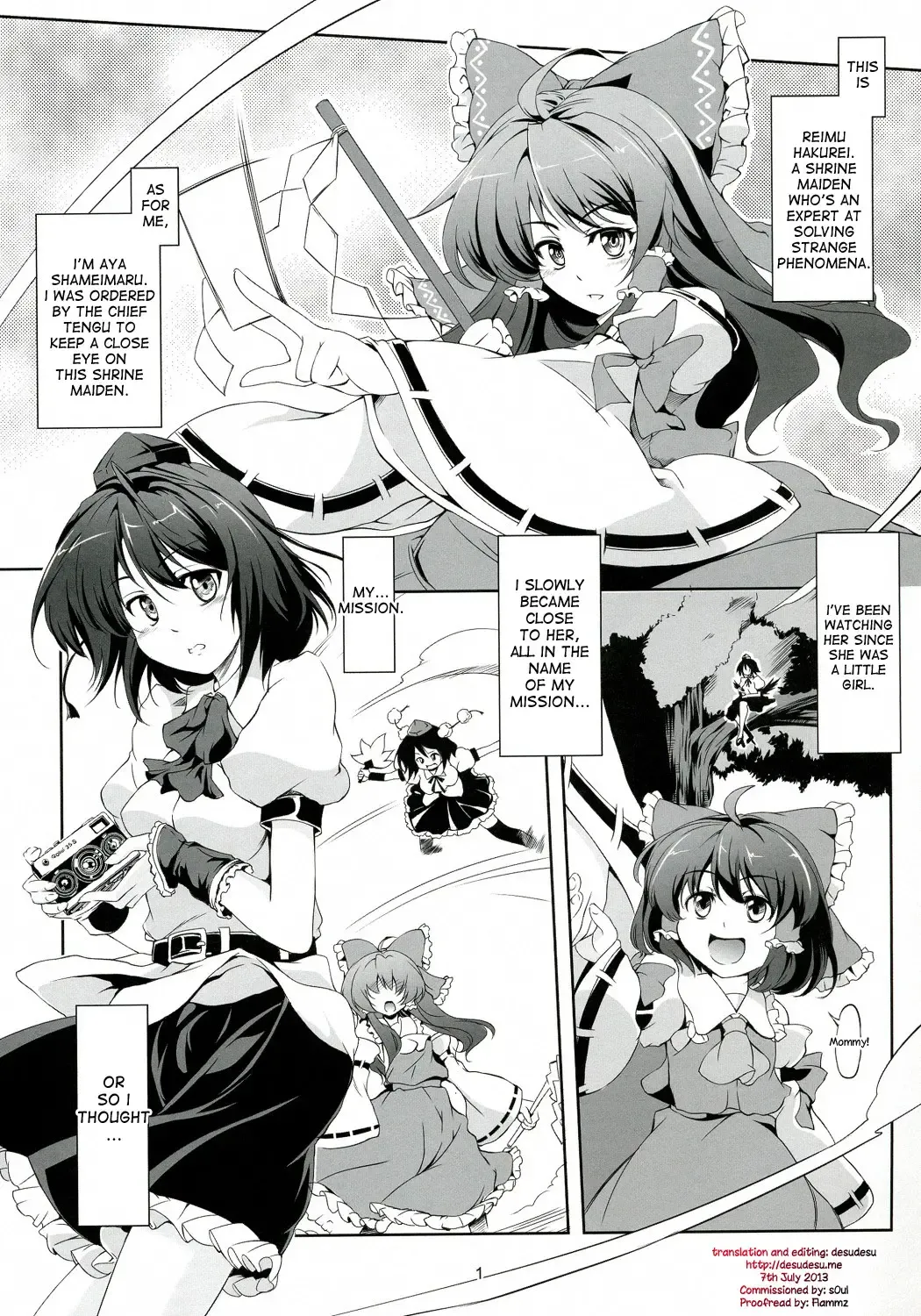 [Windart] Touhou Koiiro Monogatari - AyaMu - Fhentai - Page 2