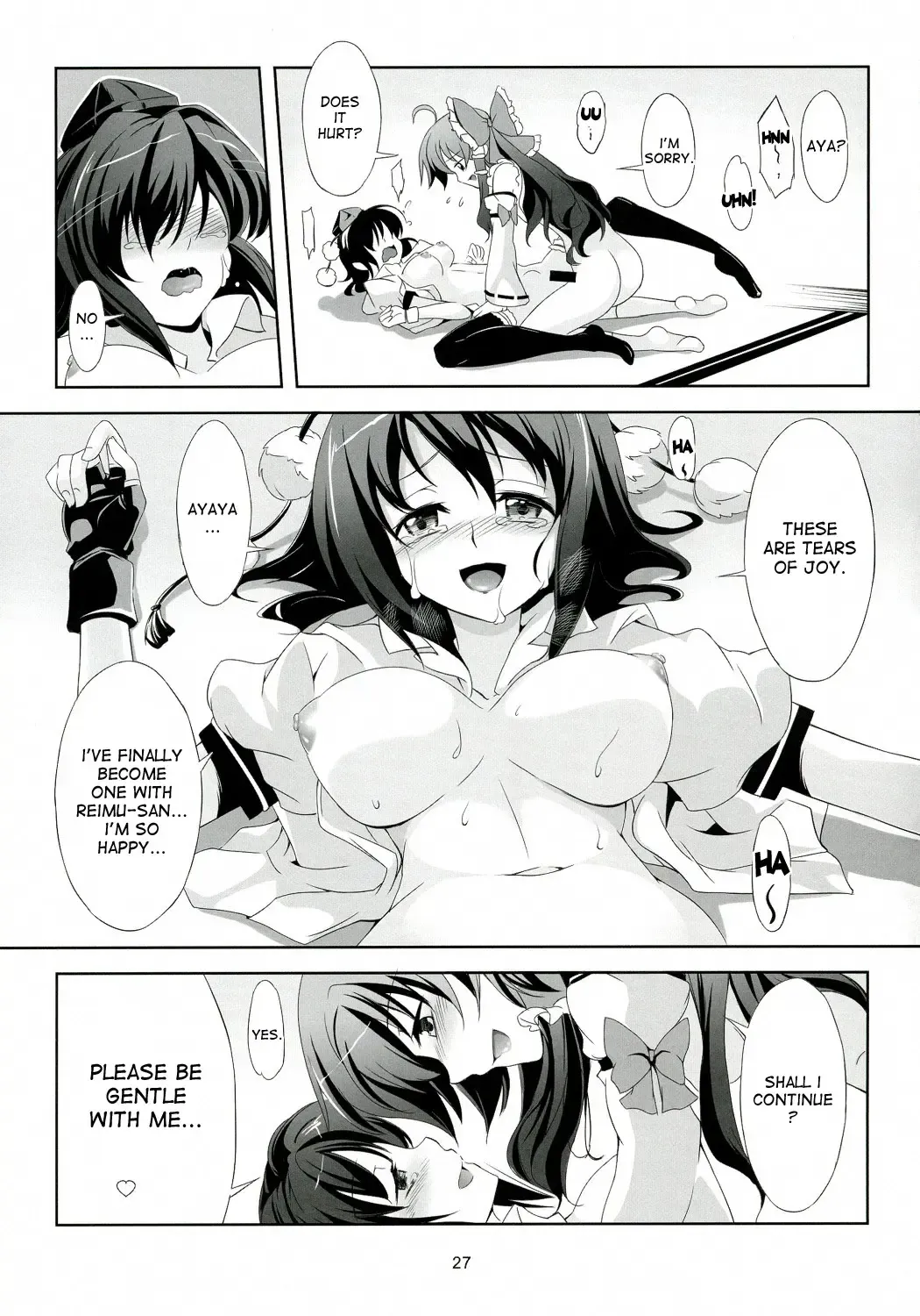 [Windart] Touhou Koiiro Monogatari - AyaMu - Fhentai - Page 28