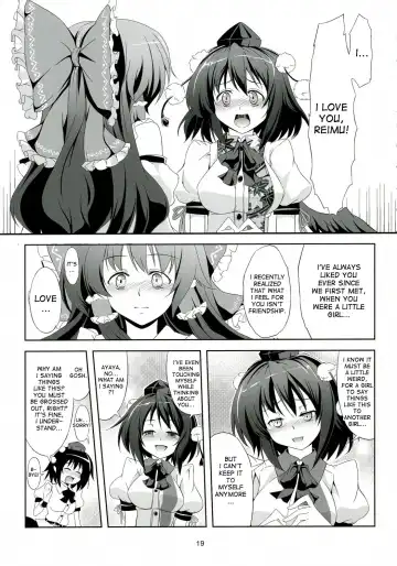 [Windart] Touhou Koiiro Monogatari - AyaMu - Fhentai - Page 20