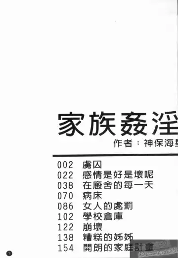 [Jinbo Hitode] Kazoku no Kanin | 家族姦淫 Fhentai - Page 3