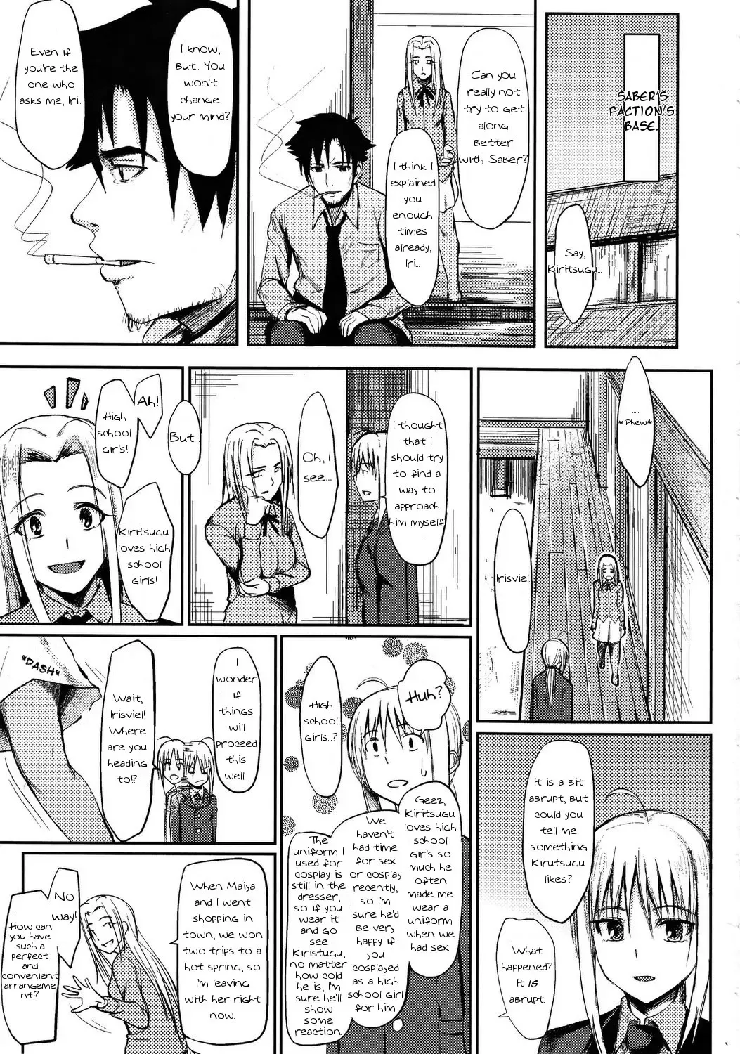 [Kosuke Haruhito] Joshikou Saber | Saber is a High School Girl Fhentai - Page 2