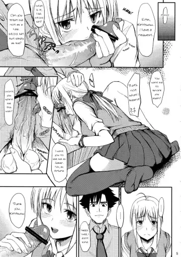 [Kosuke Haruhito] Joshikou Saber | Saber is a High School Girl Fhentai - Page 4