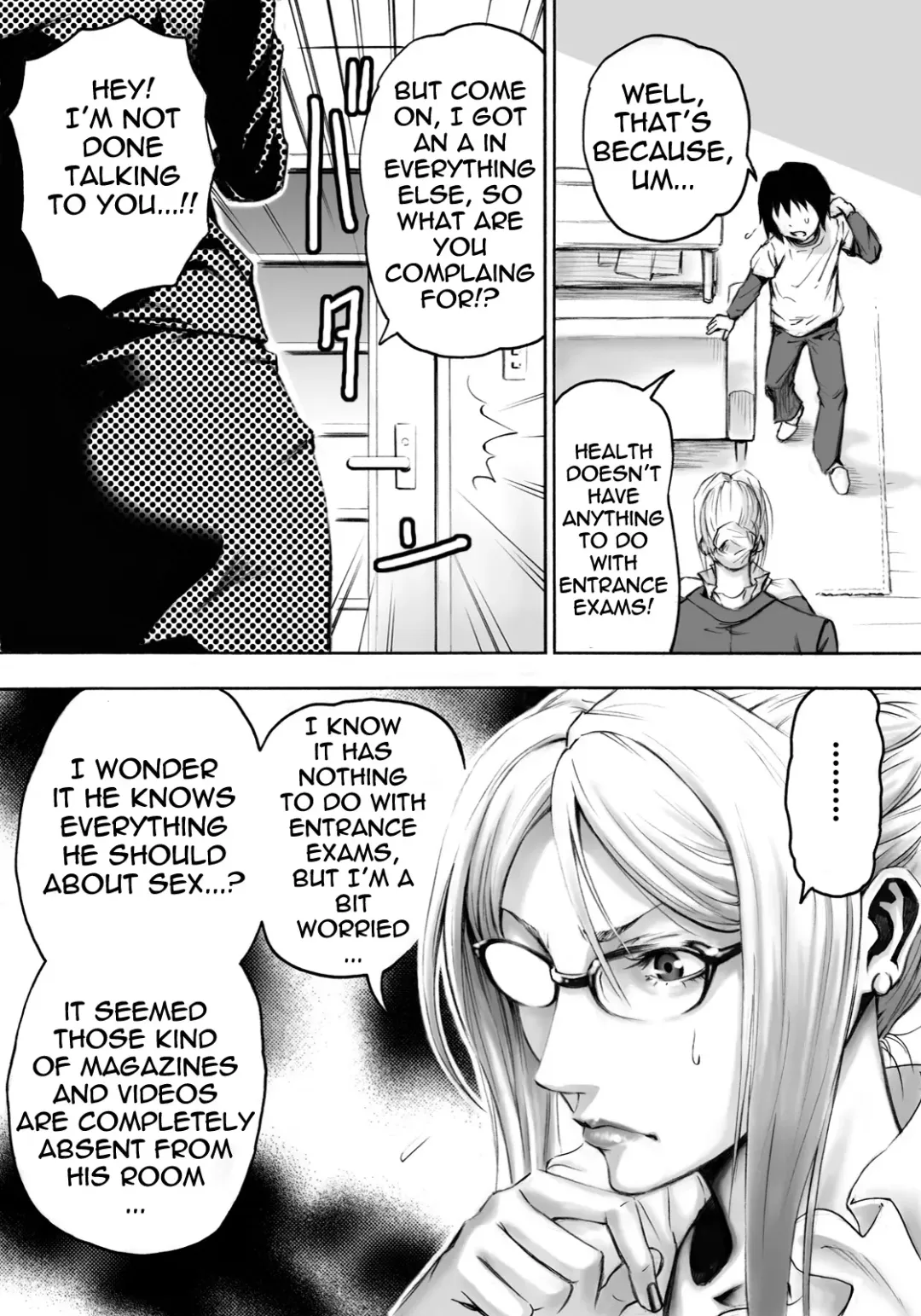 [Daigo] S-kke Mama no Kibishii Kozukuri Seikyouiku | Sadistic Mother's Harsh Baby-Making Sex Education Fhentai - Page 4