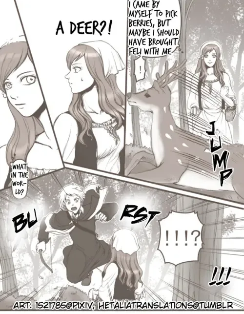 NSFW Prussia x Hungary Doujin by Hetalia Translations Fhentai - Page 1