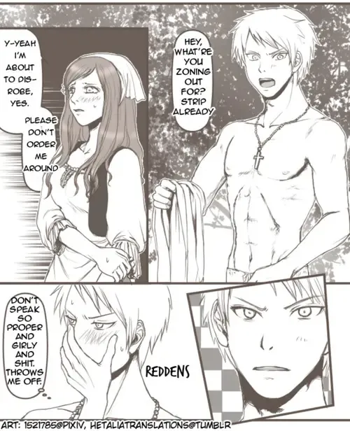 NSFW Prussia x Hungary Doujin by Hetalia Translations Fhentai - Page 11