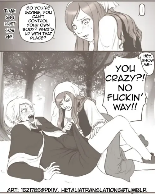 NSFW Prussia x Hungary Doujin by Hetalia Translations Fhentai - Page 7
