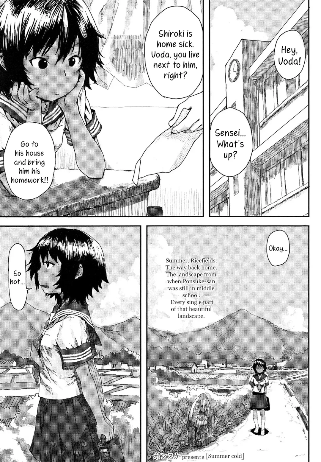 [Ponsuke] Natsukaze | Summer Cold Fhentai - Page 1