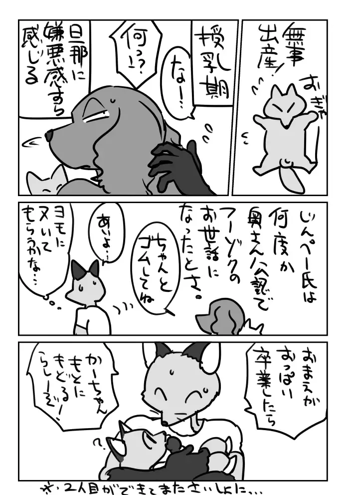 [Maririn] Kitsune Otoko to Inu Yome no Yoru no Seikatsu. Ato Shussan. Fhentai - Page 19