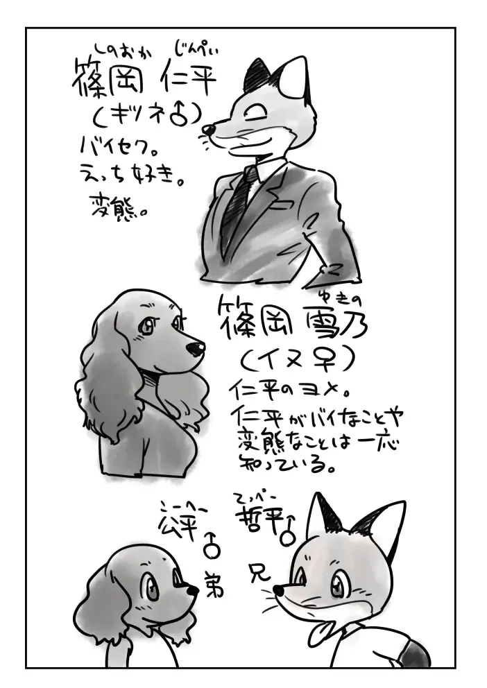 [Maririn] Kitsune Otoko to Inu Yome no Yoru no Seikatsu. Ato Shussan. Fhentai - Page 2