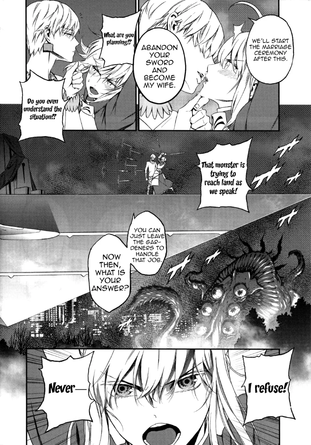 [Ikujinashi No Fetishist] Kedakaki Kishiou o tada Hitori no Onna ni Otosu | Make the Noble King of Knights Fall Into a Simple Woman Fhentai - Page 3