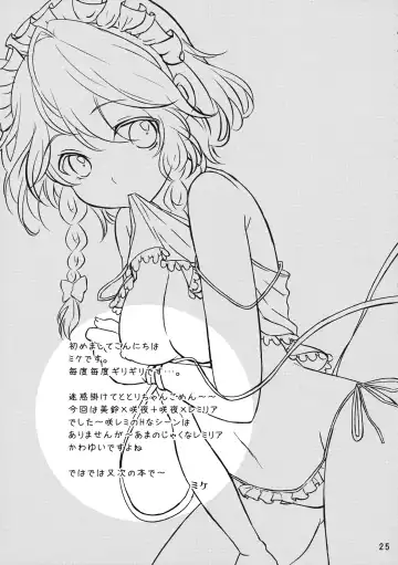 [Mike - Totori] Remilia wa Sakuya wo Aishisugiteiru Fhentai - Page 24